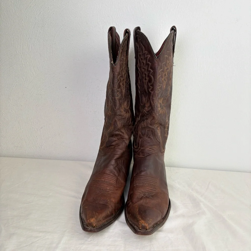 DAN POST Women Western Cowboy Boots Style 3464 Coastal Cowgirl Rodeo Ranch Sz 10 - Picture 3 of 16